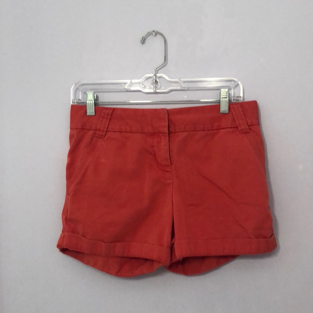 Jcrew Orange red shorts